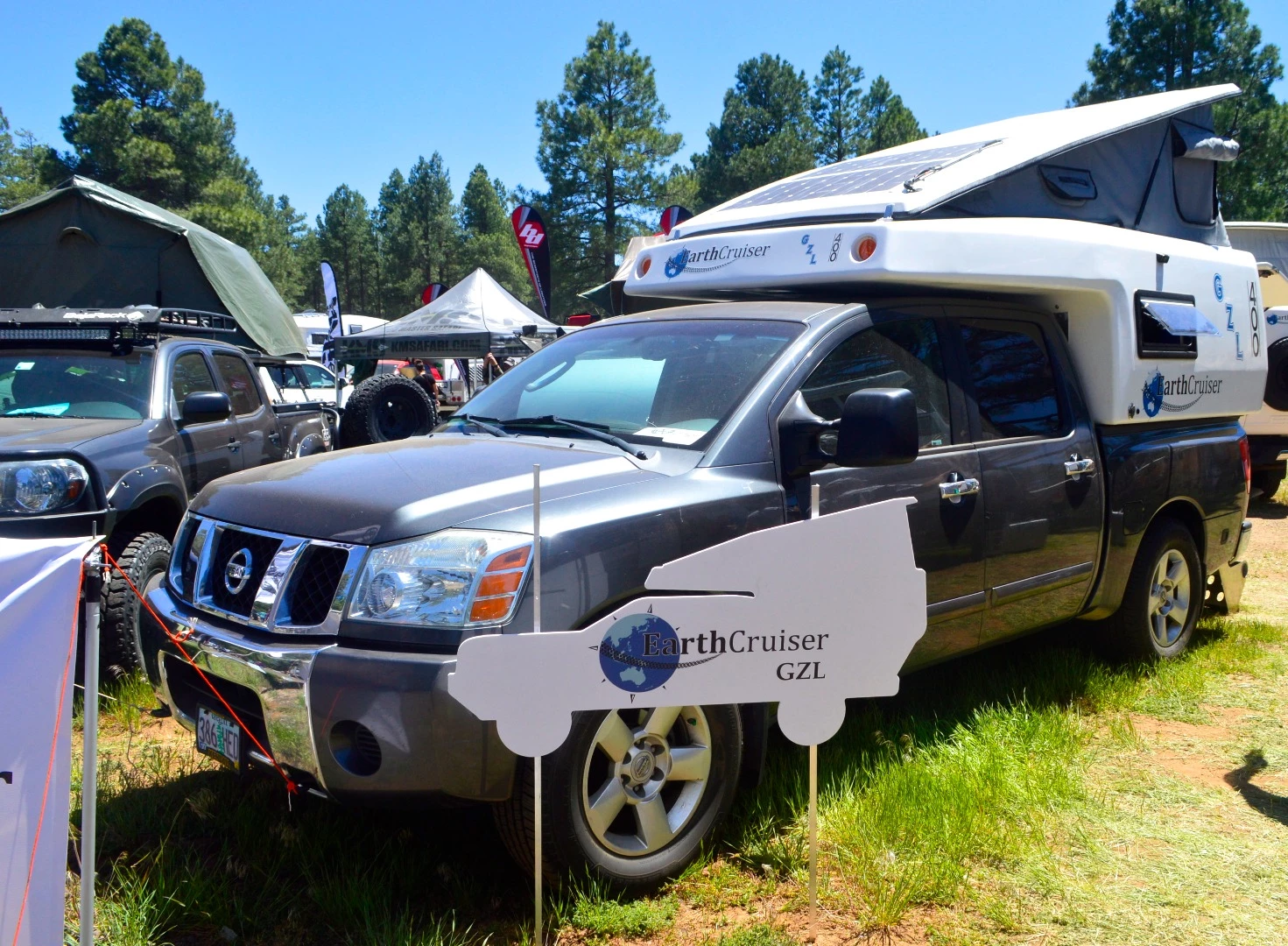 EarthCruiser's terrain-leveling expedition campers grow a